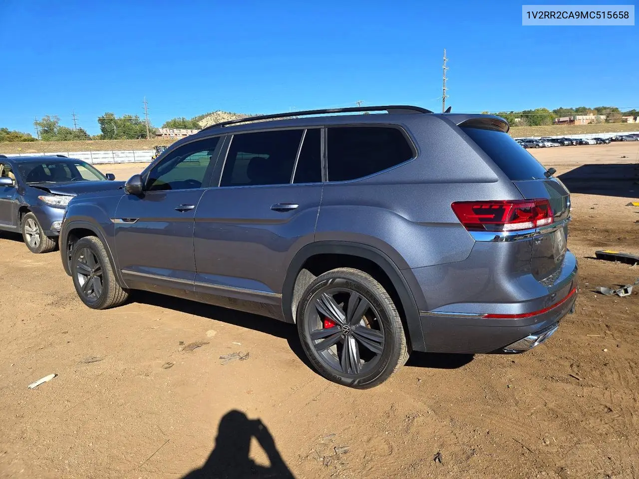 2021 VOLKSWAGEN ATLAS VIN 1V2RR2CA9MC515658 — фото 2