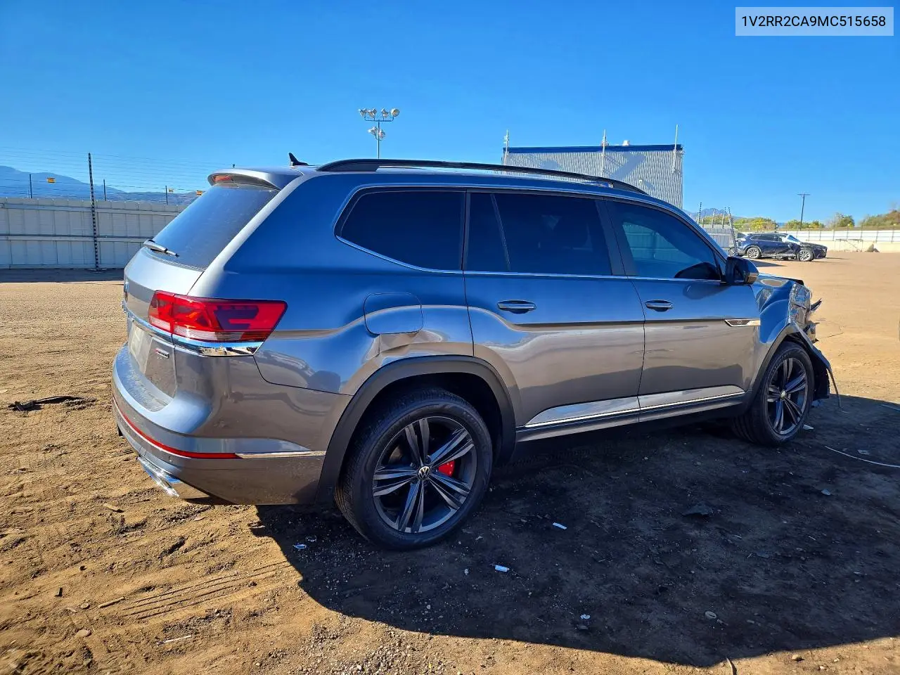 2021 VOLKSWAGEN ATLAS VIN 1V2RR2CA9MC515658 — фото 3
