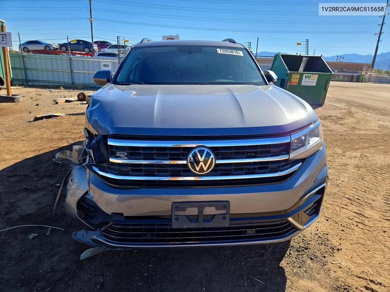 2021 VOLKSWAGEN ATLAS VIN 1V2RR2CA9MC515658 — фото 5