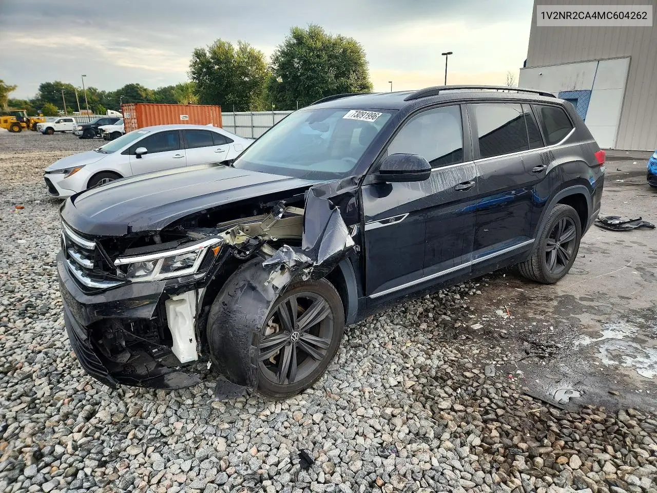 VOLKSWAGEN ATLAS 2021, VIN 1V2NR2CA4MC604262