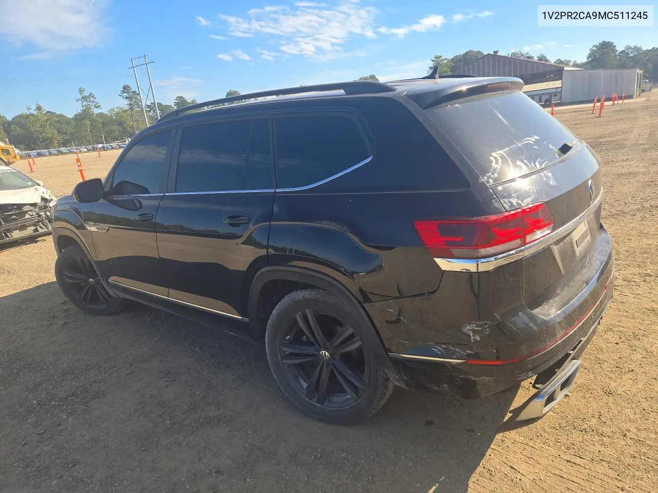2021 VOLKSWAGEN ATLAS VIN 1V2PR2CA9MC511245 — фото 2