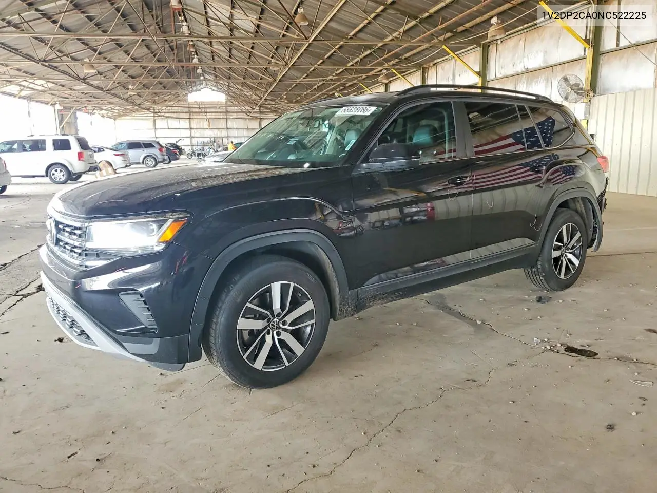 VOLKSWAGEN ATLAS 2022, VIN 1V2DP2CA0NC522225