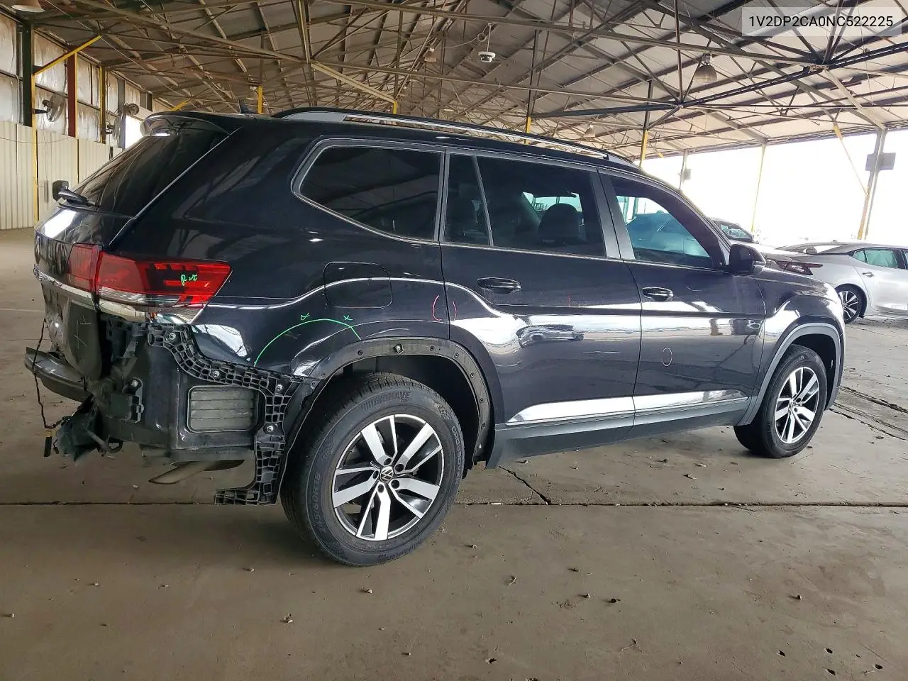 2022 VOLKSWAGEN ATLAS VIN 1V2DP2CA0NC522225 — фото 3