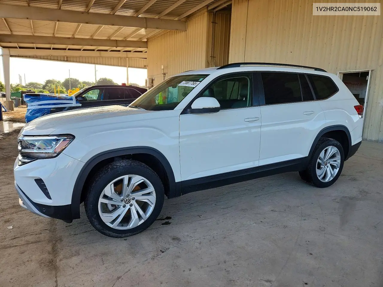 VOLKSWAGEN ATLAS 2022, VIN 1V2HR2CA0NC519062