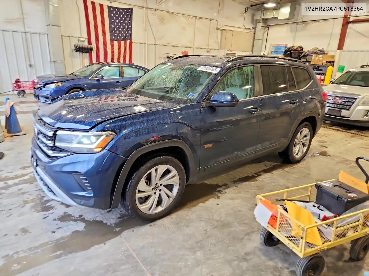 VOLKSWAGEN ATLAS 2023, VIN 1V2HR2CA7PC518364