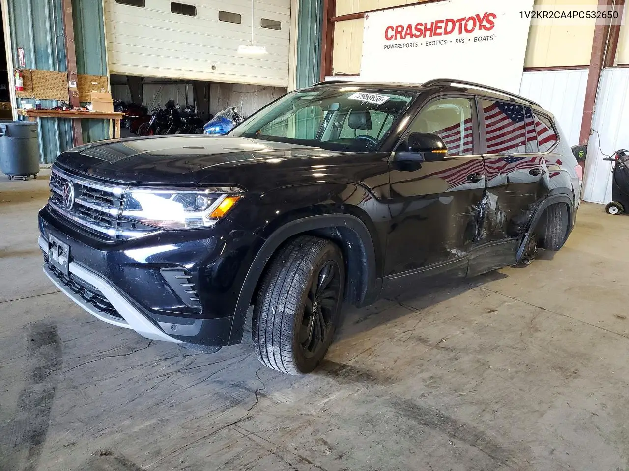 VOLKSWAGEN ATLAS 2023, VIN 1V2KR2CA4PC532650