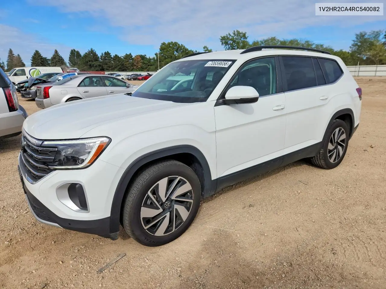 VOLKSWAGEN ATLAS 2024, VIN 1V2HR2CA4RC540082