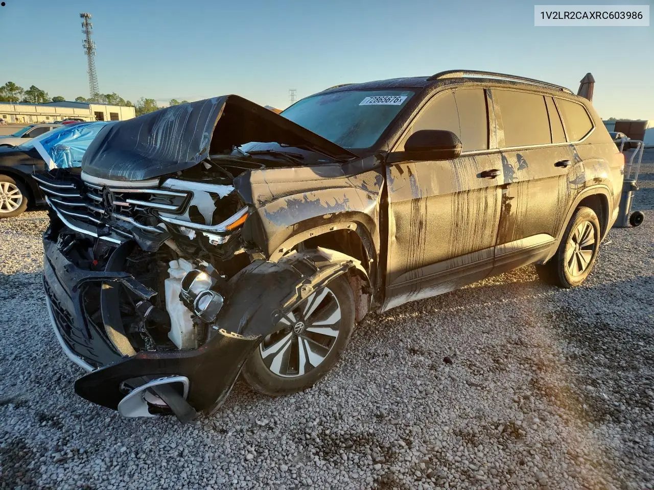 VOLKSWAGEN ATLAS 2024, VIN 1V2LR2CAXRC603986