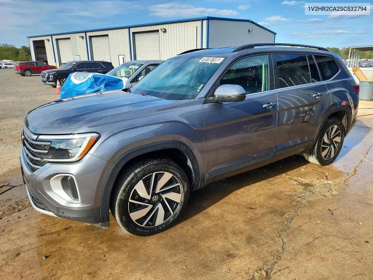 VOLKSWAGEN ATLAS 2025, VIN 1V2HR2CA2SC532794