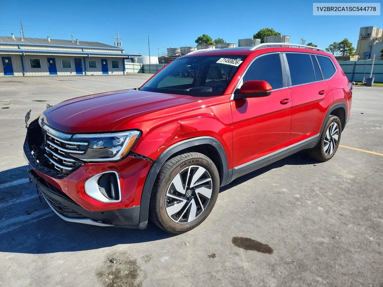 VOLKSWAGEN ATLAS 2025, VIN 1V2BR2CA1SC544778