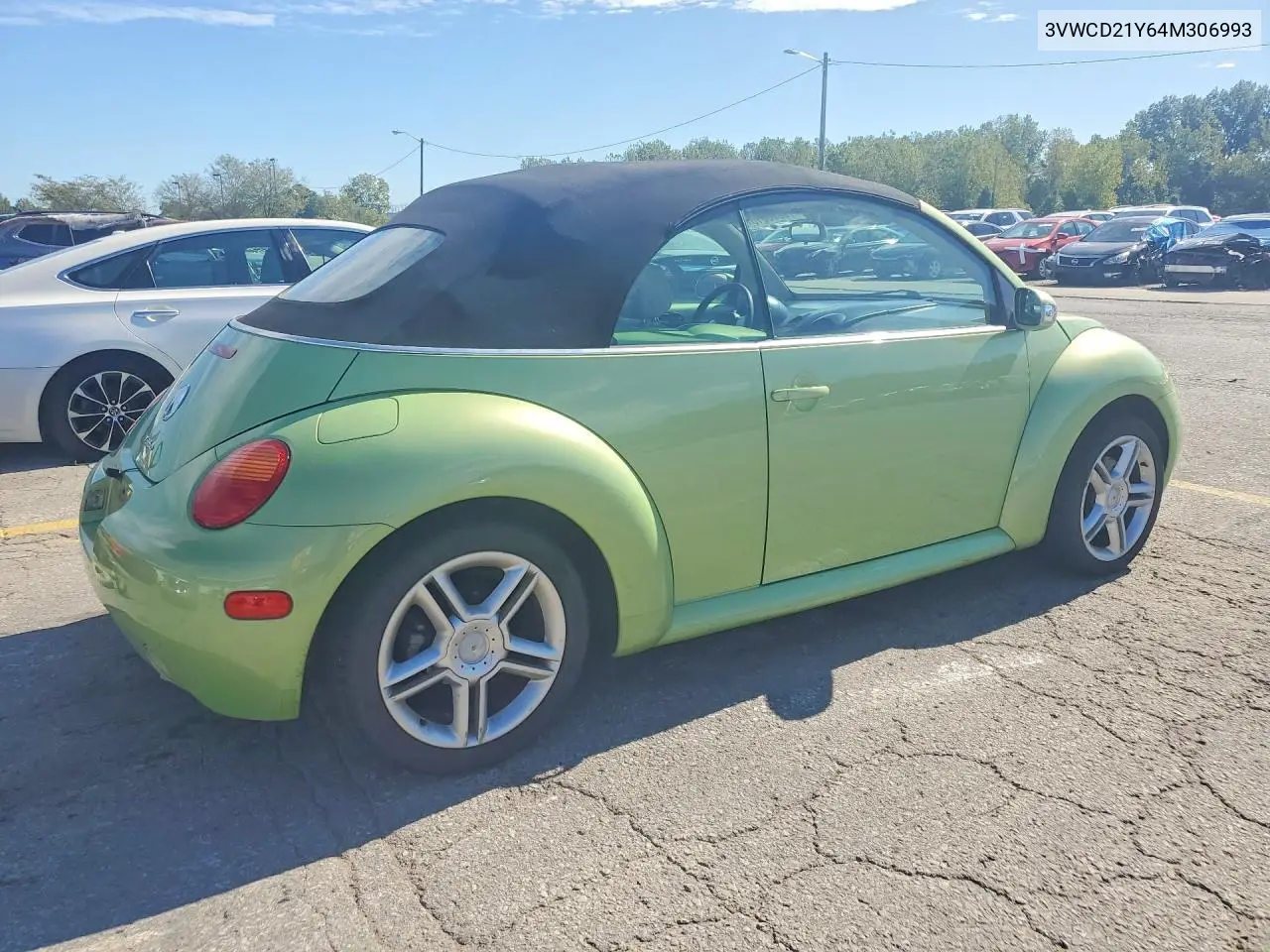 2004 VOLKSWAGEN BEETLE VIN 3VWCD21Y64M306993 — фото 3