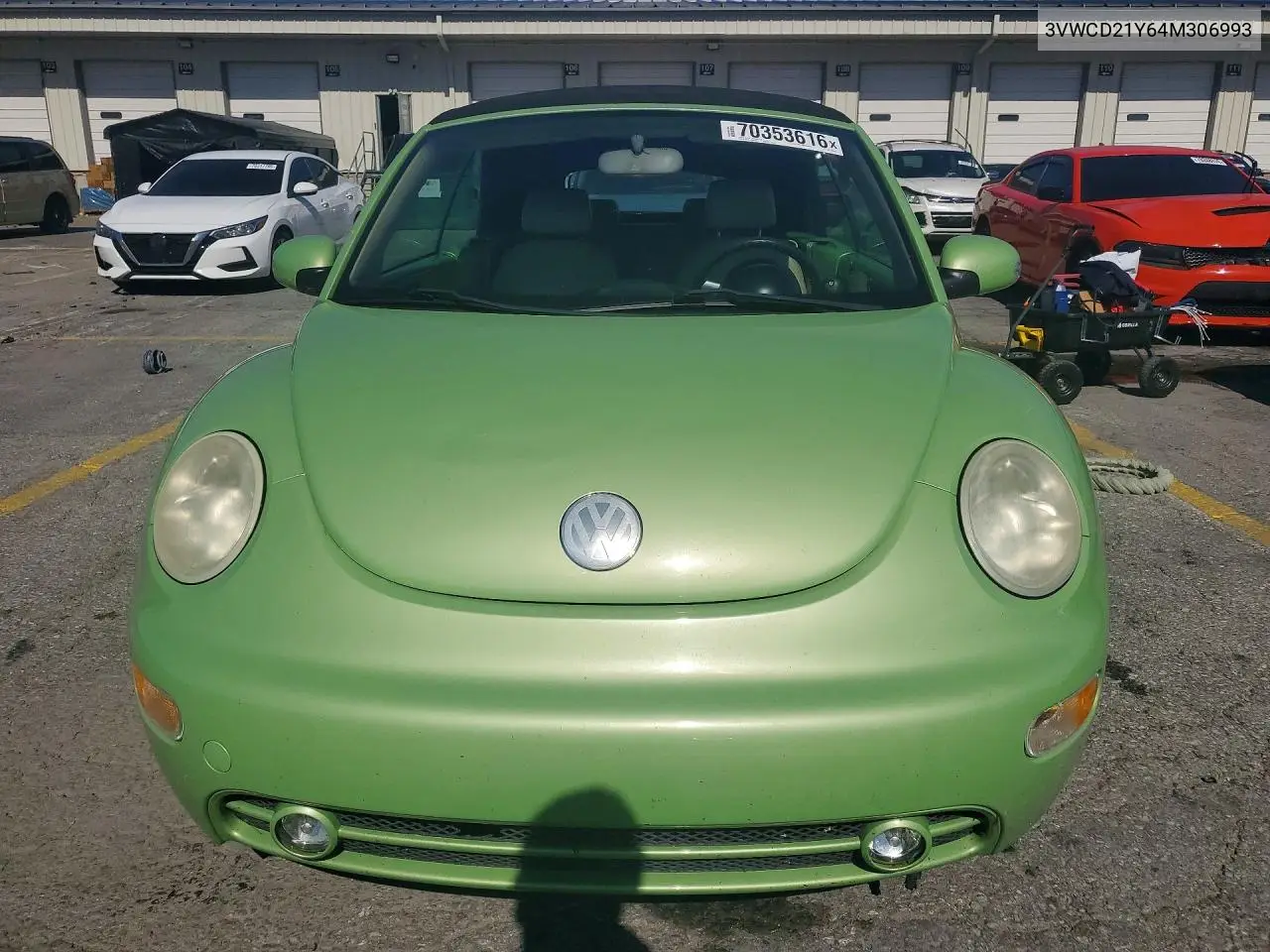 2004 VOLKSWAGEN BEETLE VIN 3VWCD21Y64M306993 — фото 5