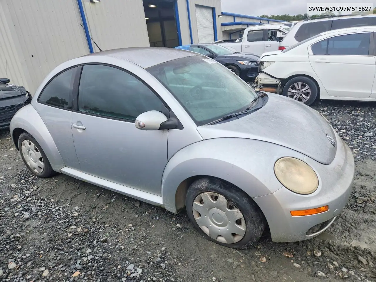 2007 VOLKSWAGEN BEETLE VIN 3VWEW31C97M518627 — фото 4