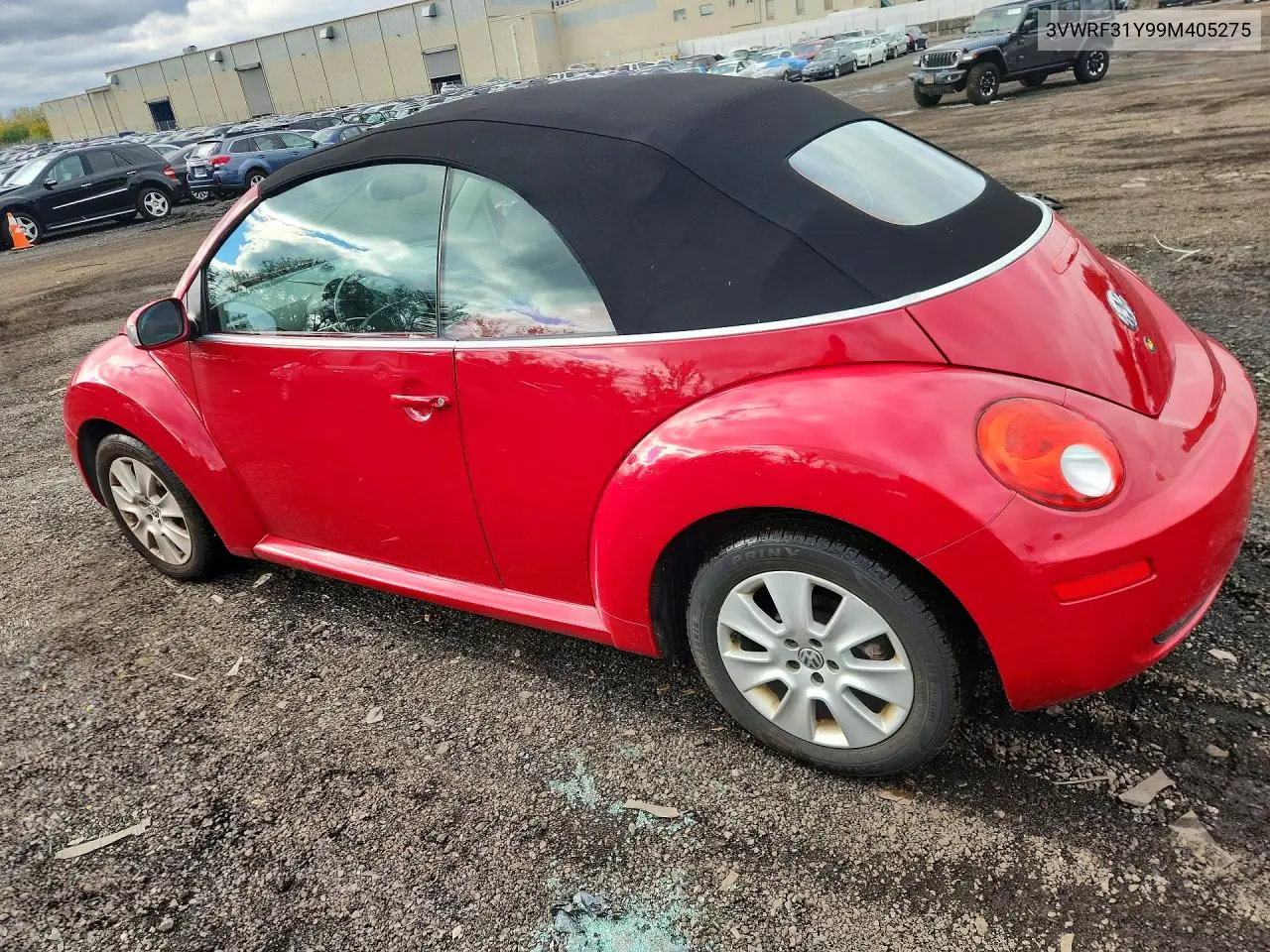 2009 VOLKSWAGEN BEETLE VIN 3VWRF31Y99M405275 — фото 2