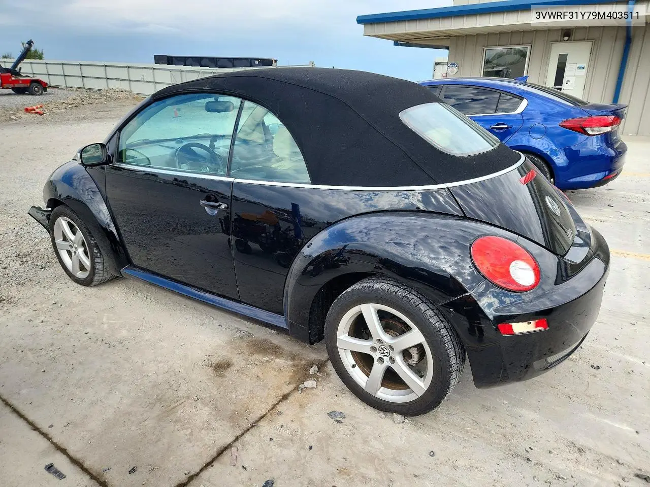 2009 VOLKSWAGEN BEETLE VIN 3VWRF31Y79M403511 — фото 2