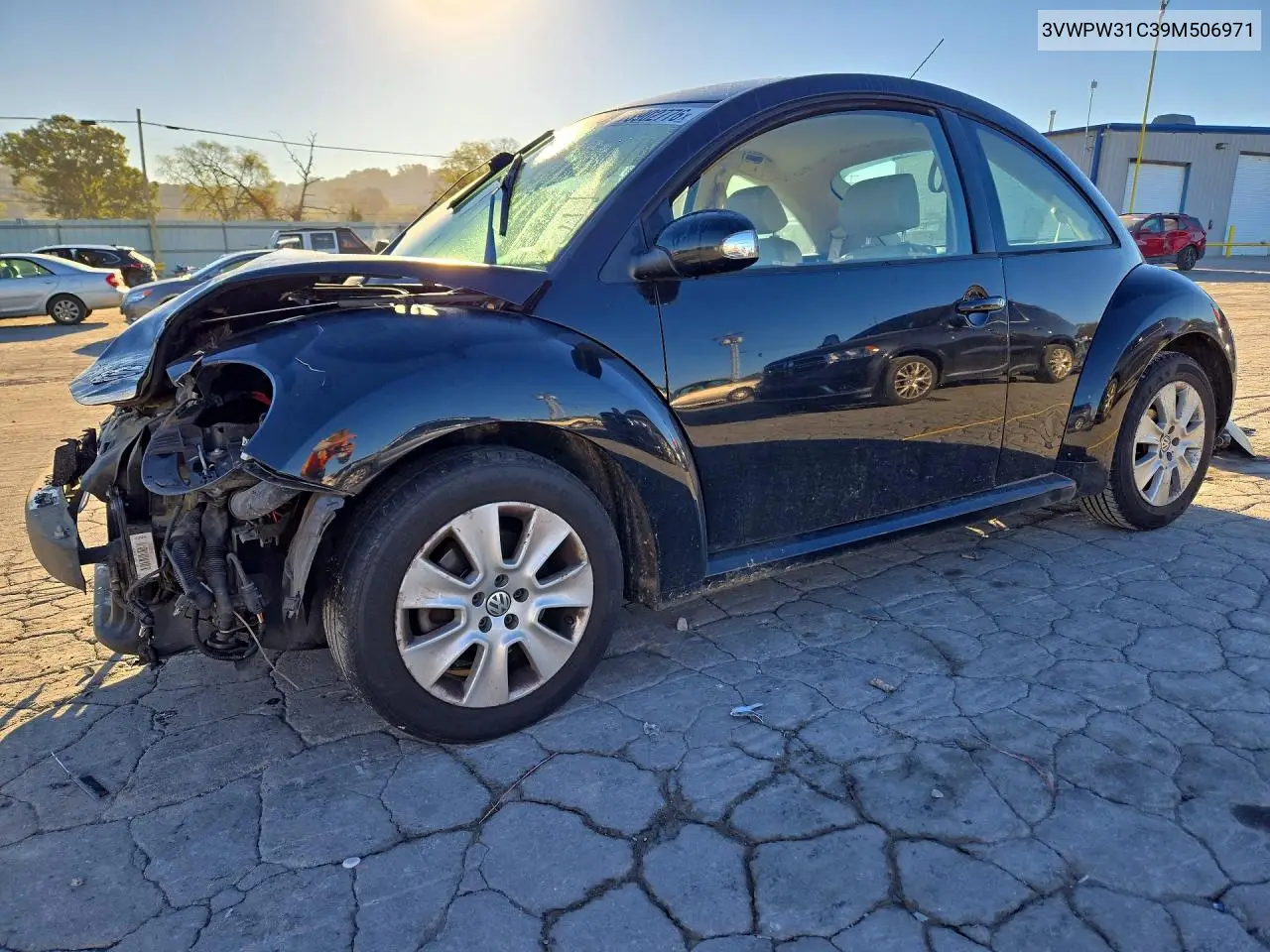 VOLKSWAGEN BEETLE 2009, VIN 3VWPW31C39M506971