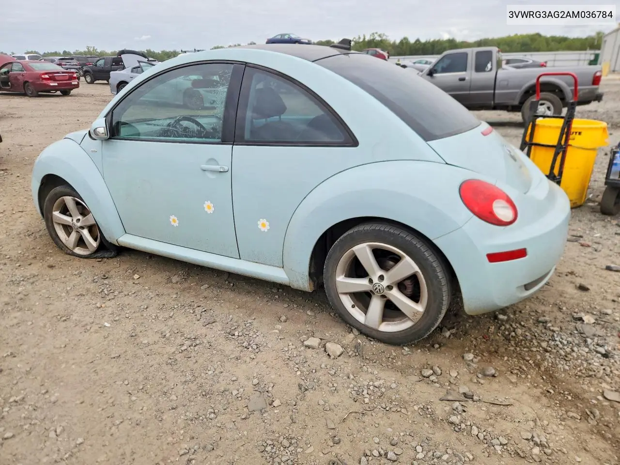 2010 VOLKSWAGEN BEETLE VIN 3VWRG3AG2AM036784 — фото 2