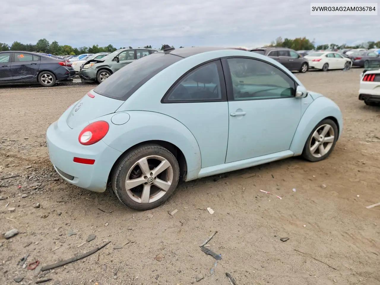 2010 VOLKSWAGEN BEETLE VIN 3VWRG3AG2AM036784 — фото 3