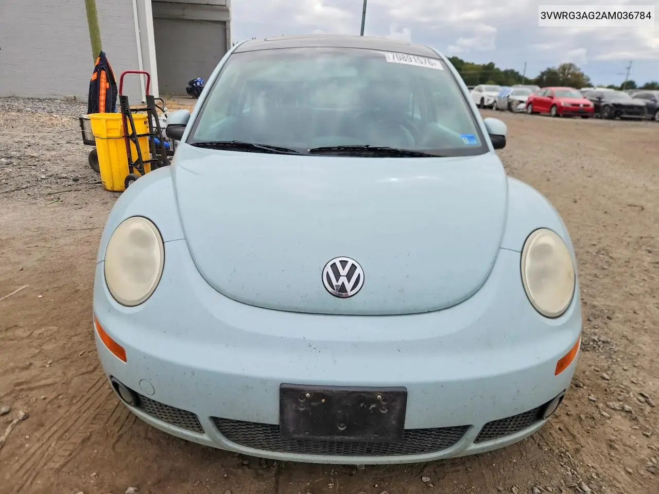 2010 VOLKSWAGEN BEETLE VIN 3VWRG3AG2AM036784 — фото 5