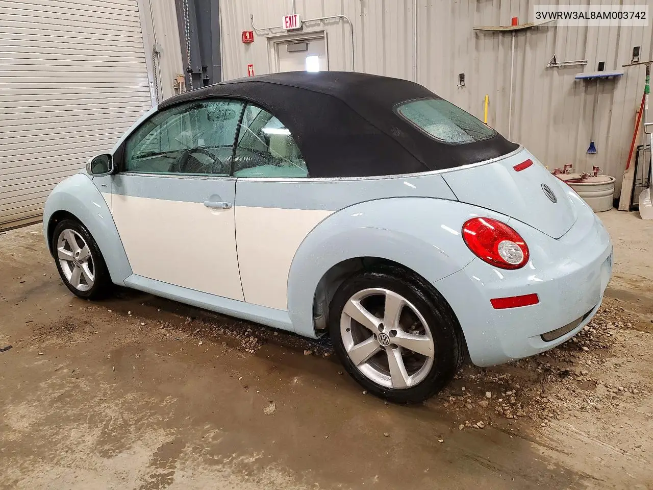 2010 VOLKSWAGEN BEETLE VIN 3VWRW3AL8AM003742 — фото 2