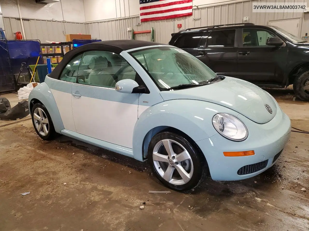 2010 VOLKSWAGEN BEETLE VIN 3VWRW3AL8AM003742 — фото 4