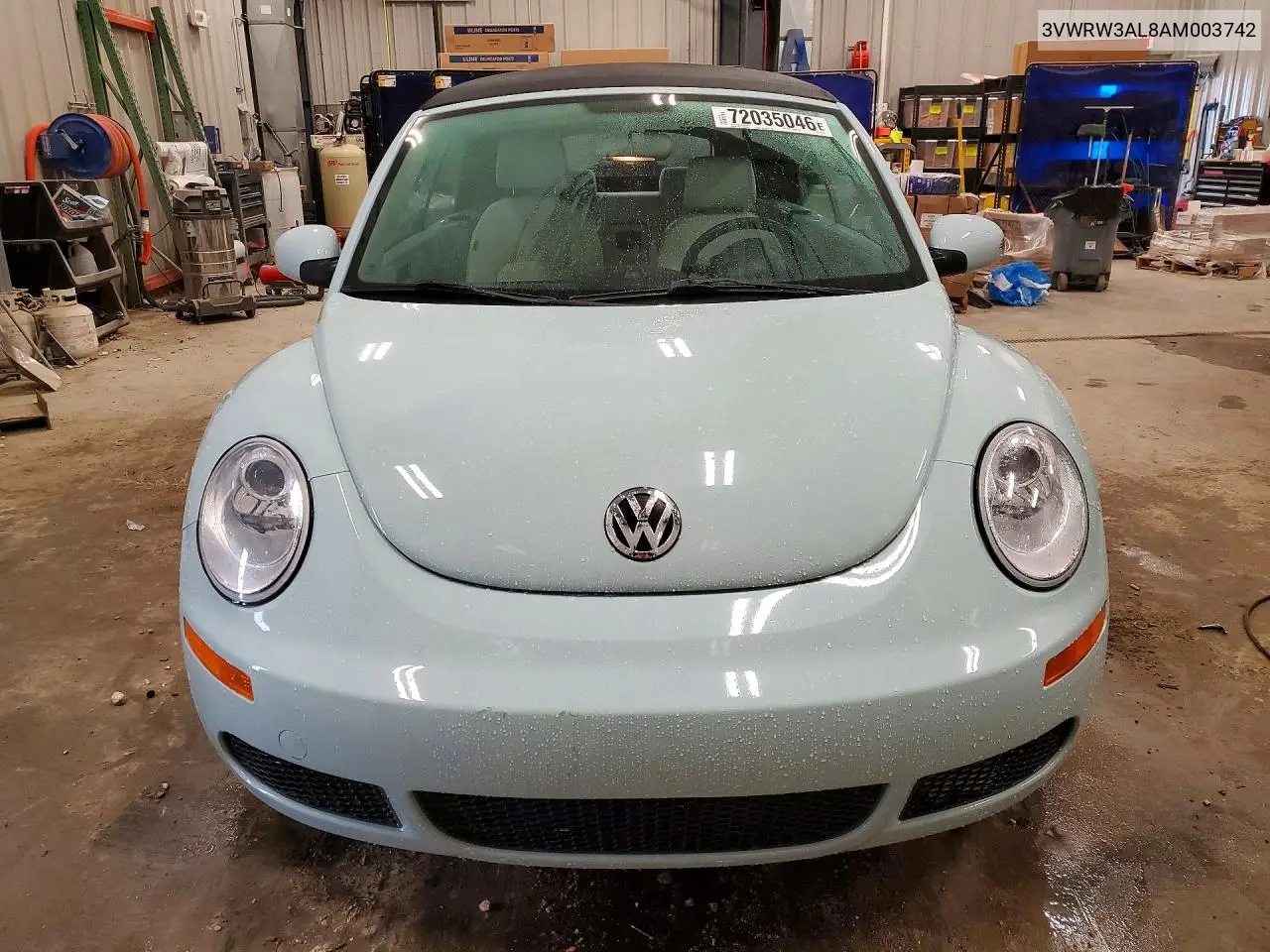 2010 VOLKSWAGEN BEETLE VIN 3VWRW3AL8AM003742 — фото 5