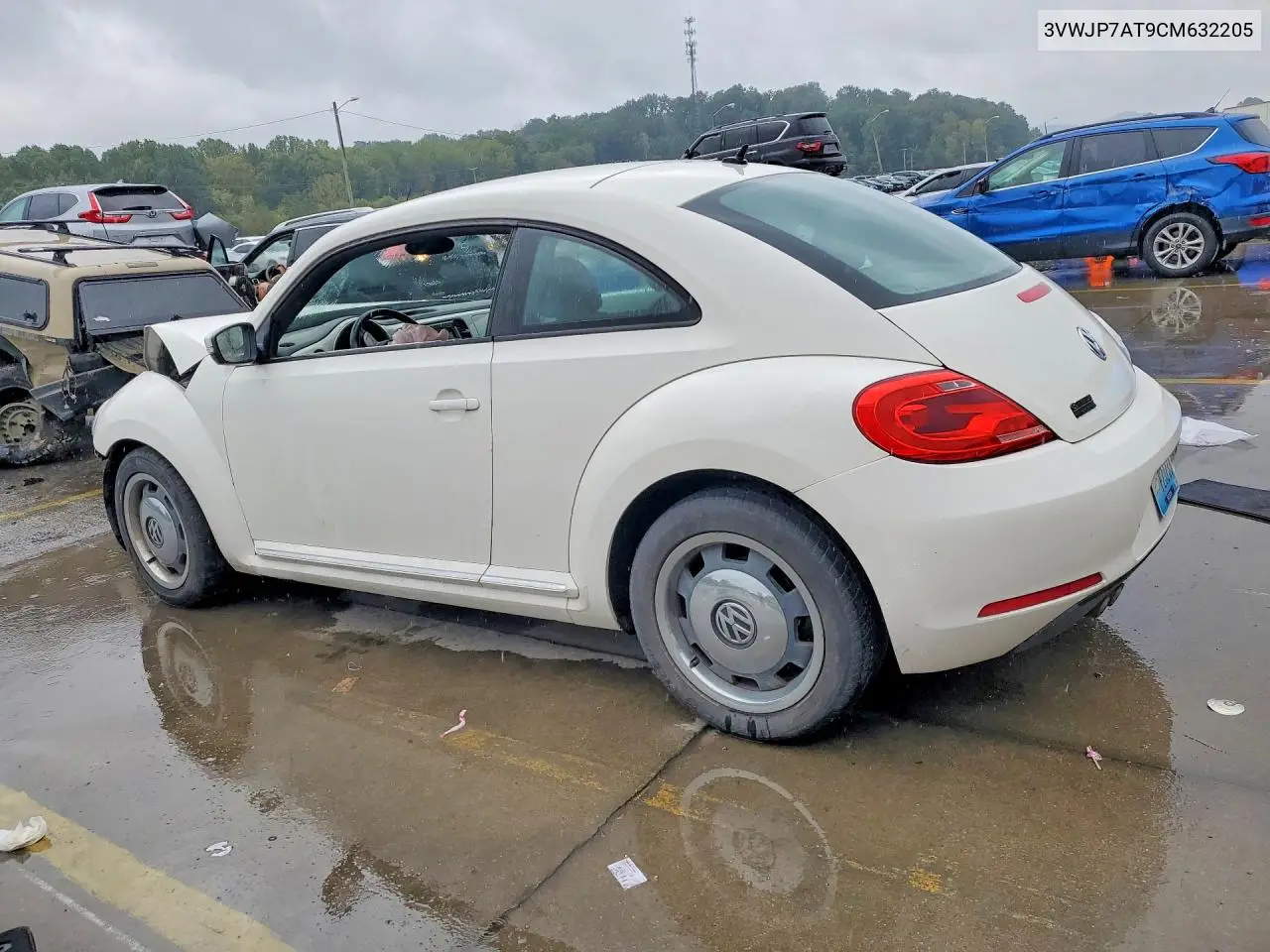 2012 VOLKSWAGEN BEETLE VIN 3VWJP7AT9CM632205 — фото 2