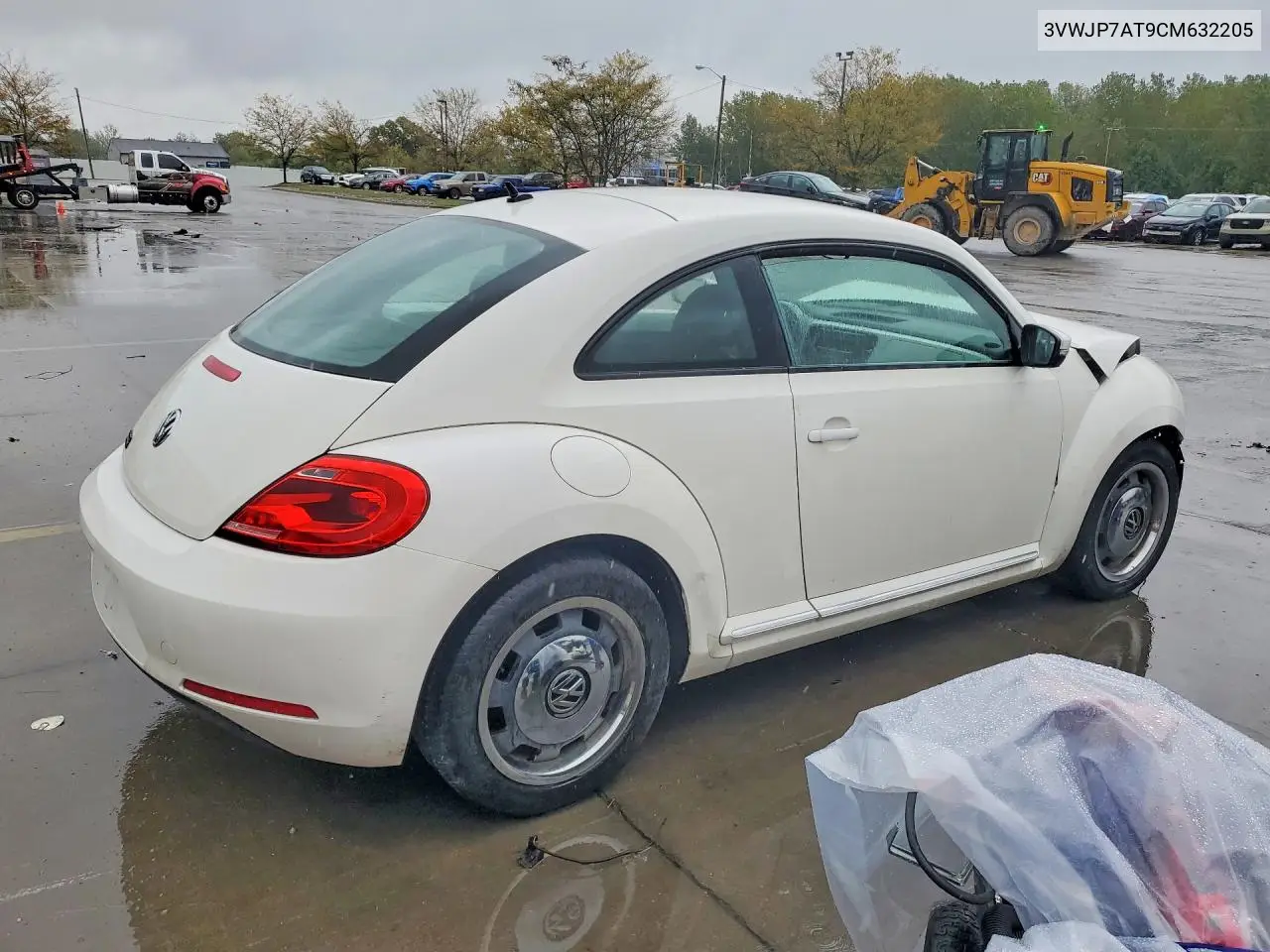 2012 VOLKSWAGEN BEETLE VIN 3VWJP7AT9CM632205 — фото 3