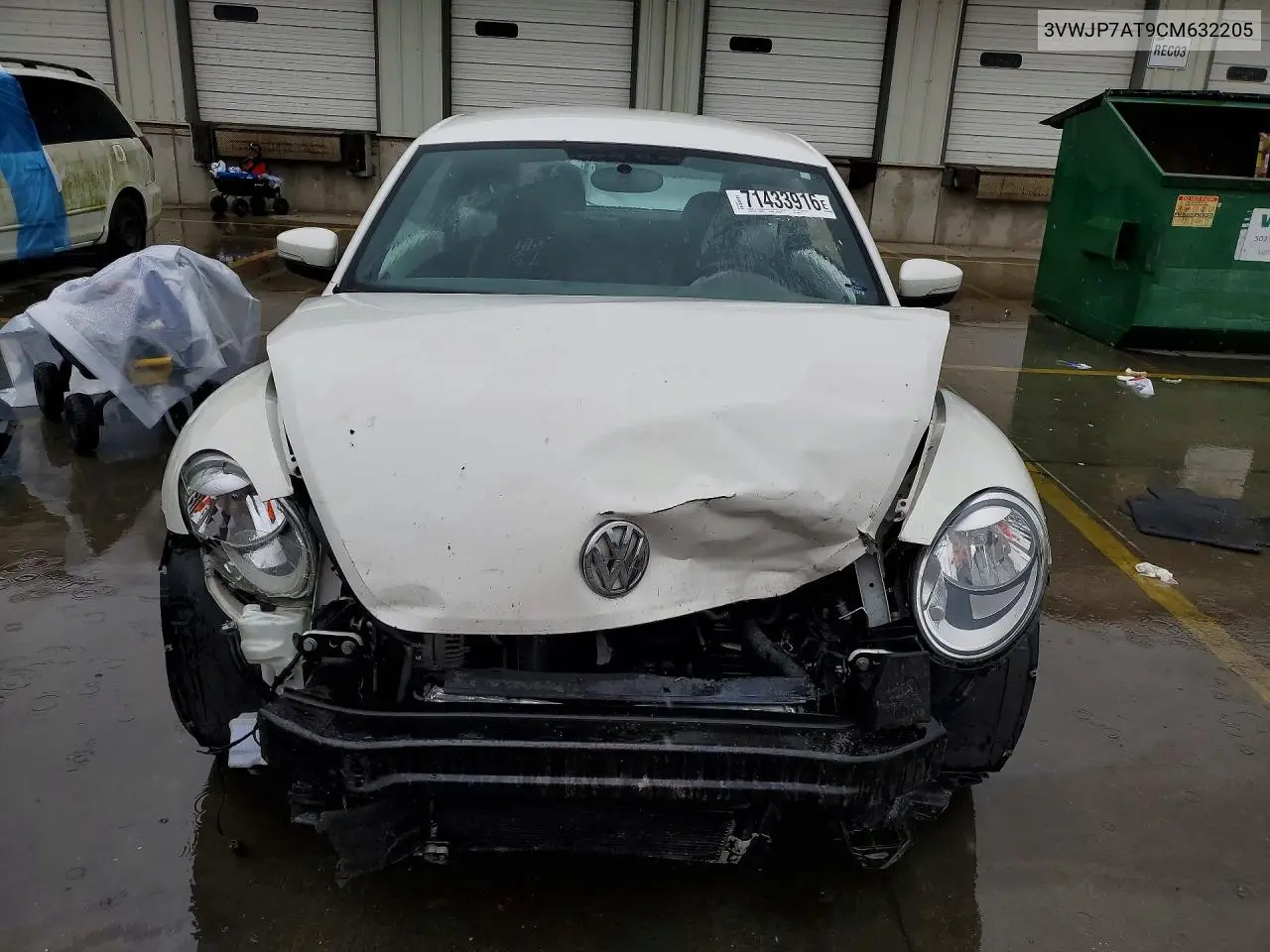 2012 VOLKSWAGEN BEETLE VIN 3VWJP7AT9CM632205 — фото 5