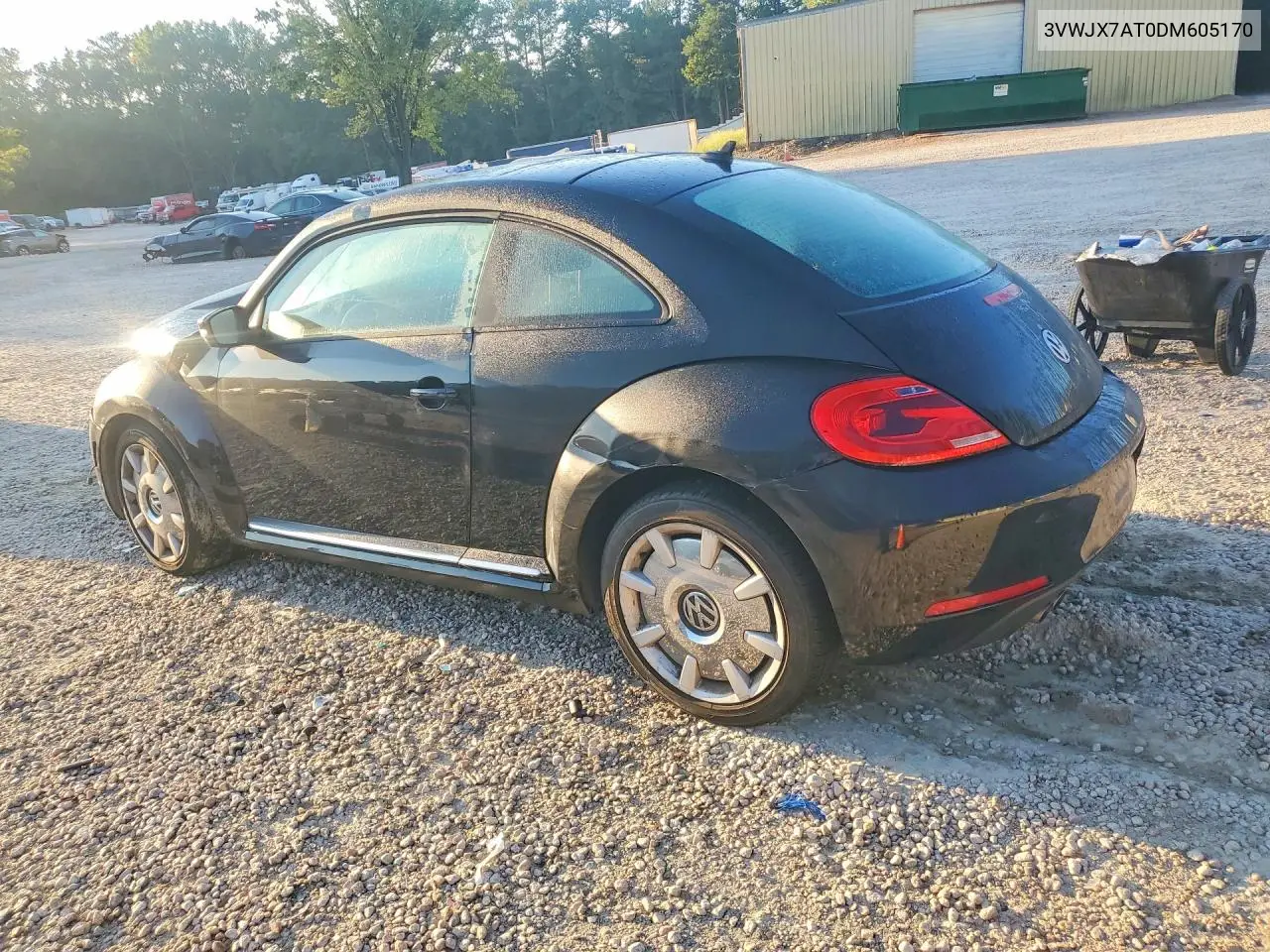 2013 VOLKSWAGEN BEETLE VIN 3VWJX7AT0DM605170 — фото 2