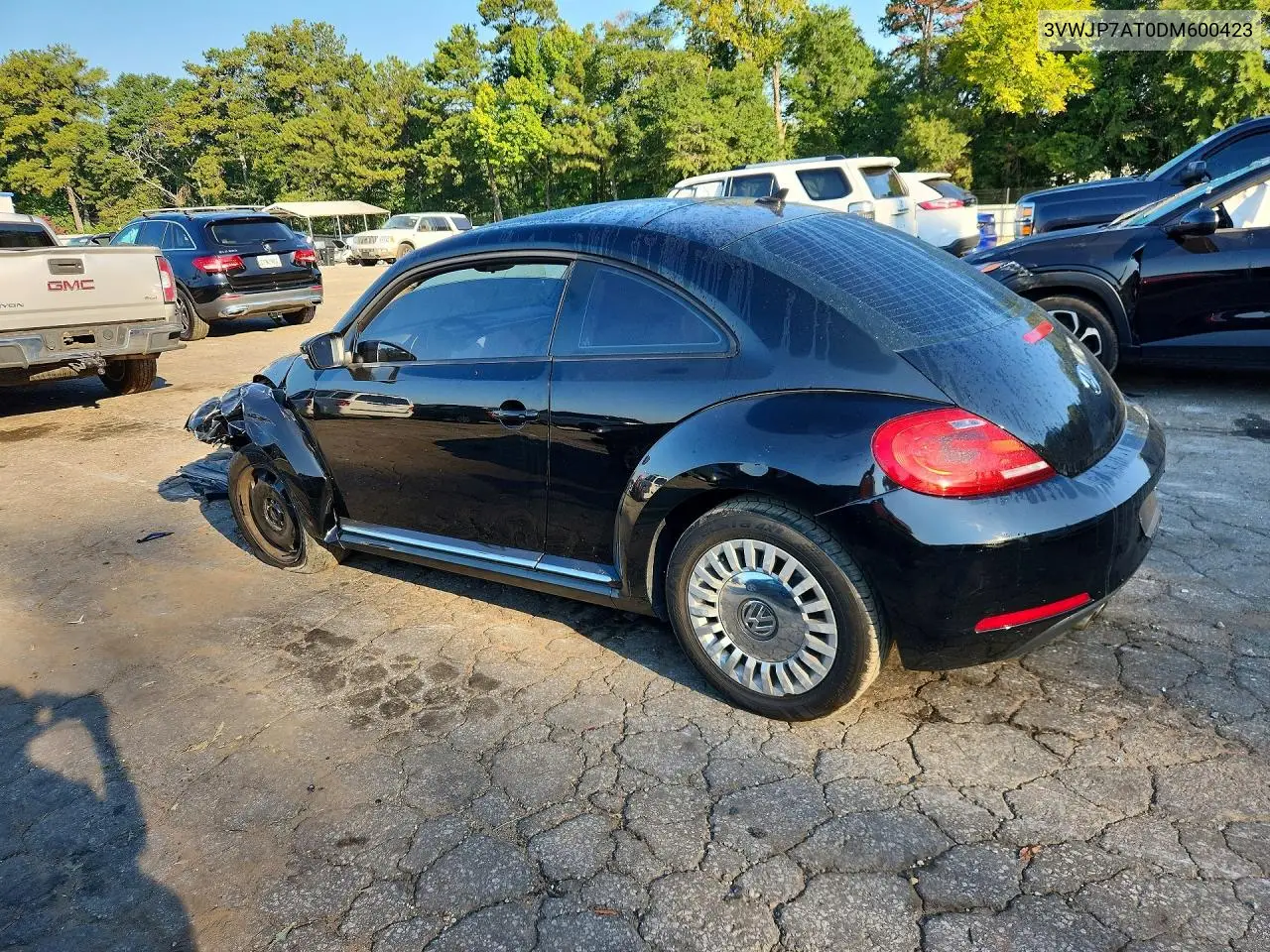 2013 VOLKSWAGEN BEETLE VIN 3VWJP7AT0DM600423 — фото 2