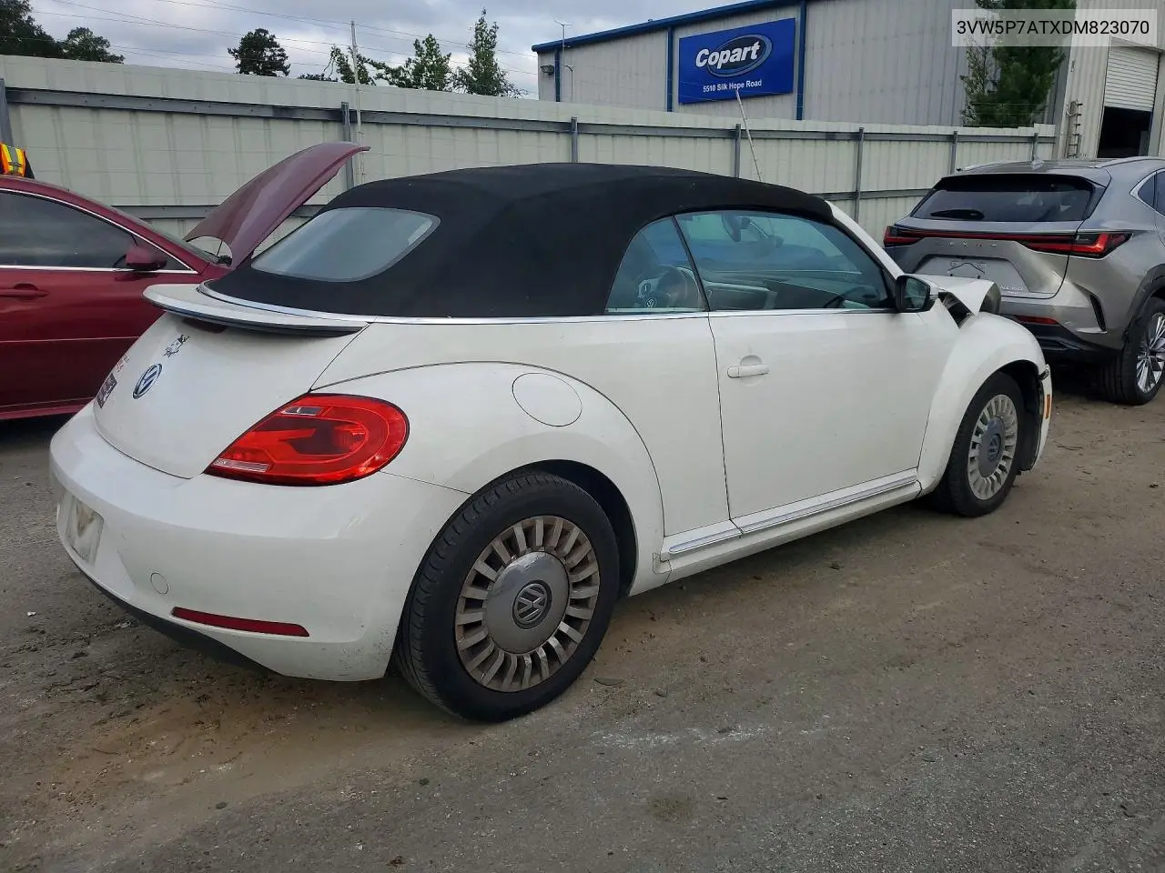 2013 VOLKSWAGEN BEETLE VIN 3VW5P7ATXDM823070 — фото 3