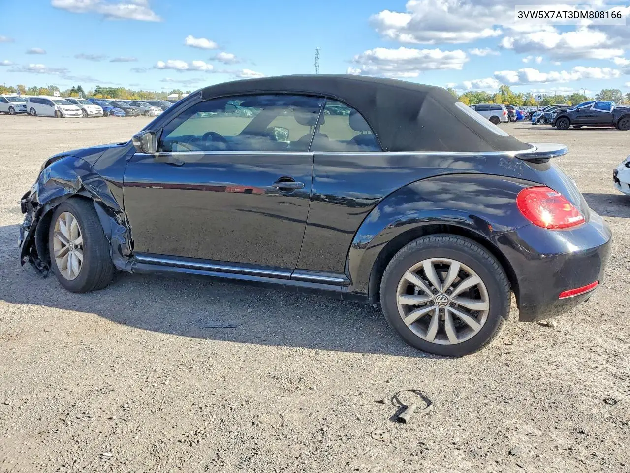 2013 VOLKSWAGEN BEETLE VIN 3VW5X7AT3DM808166 — фото 2
