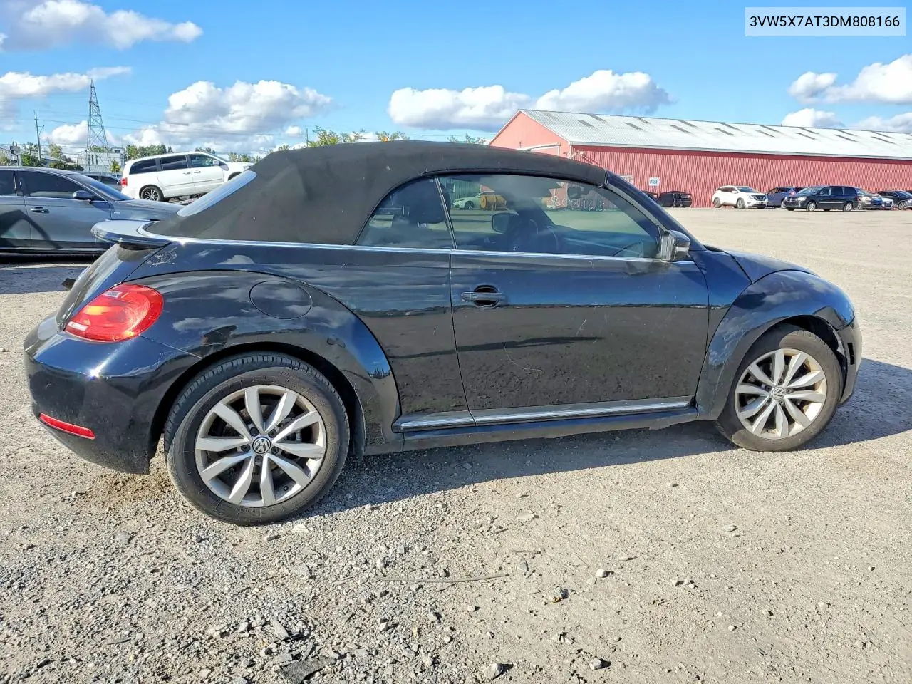 2013 VOLKSWAGEN BEETLE VIN 3VW5X7AT3DM808166 — фото 3