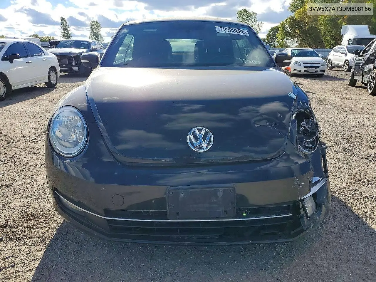 2013 VOLKSWAGEN BEETLE VIN 3VW5X7AT3DM808166 — фото 5