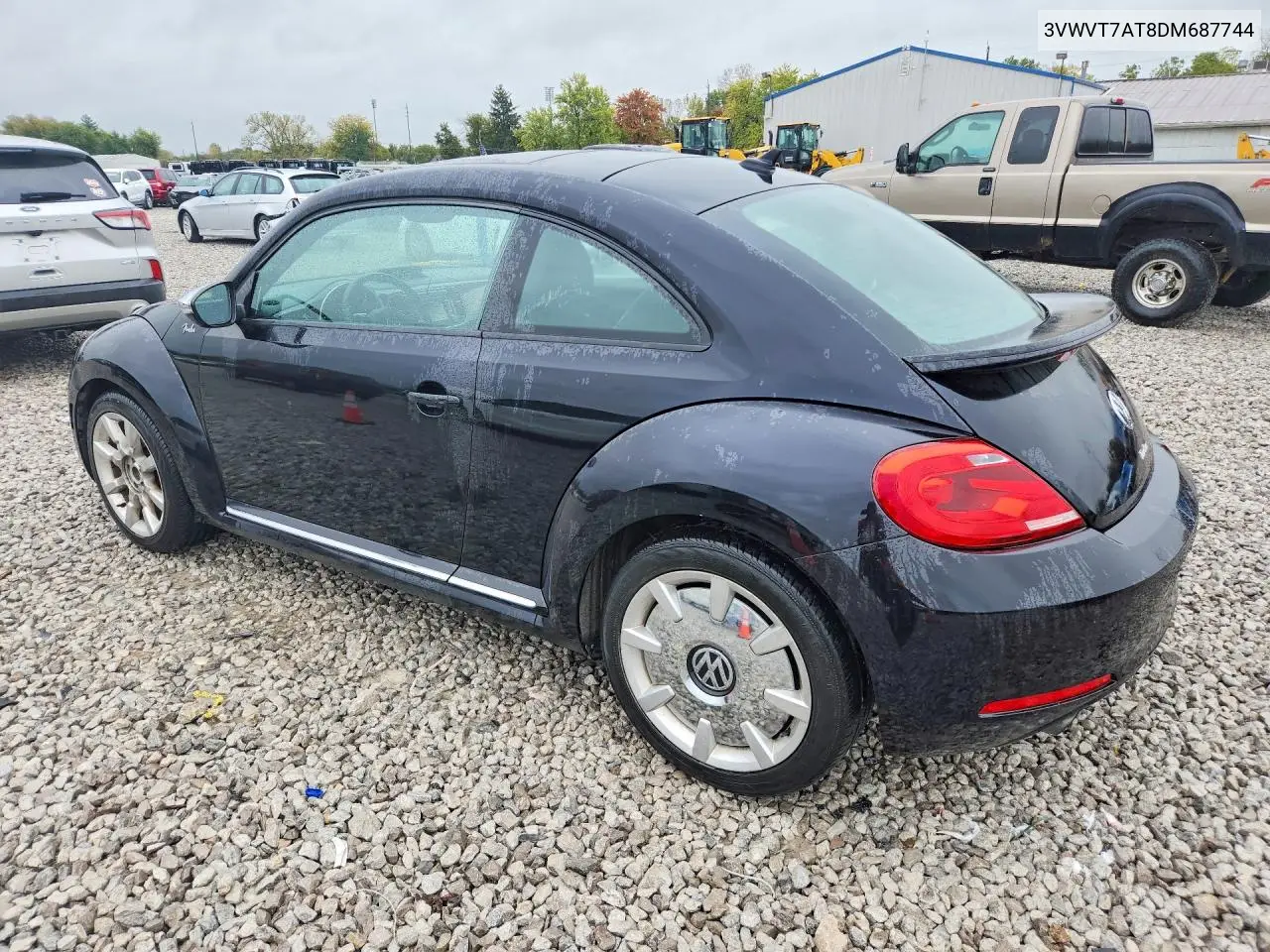 2013 VOLKSWAGEN BEETLE VIN 3VWVT7AT8DM687744 — фото 2