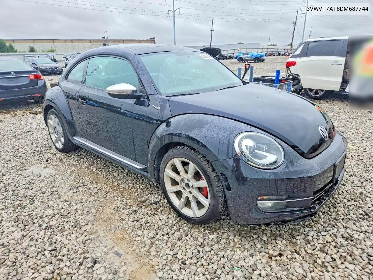 2013 VOLKSWAGEN BEETLE VIN 3VWVT7AT8DM687744 — фото 4