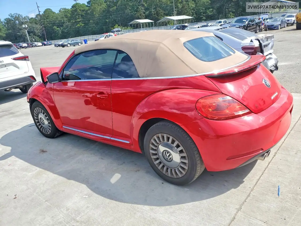 2013 VOLKSWAGEN BEETLE VIN 3VW5P7AT4DM813005 — фото 4
