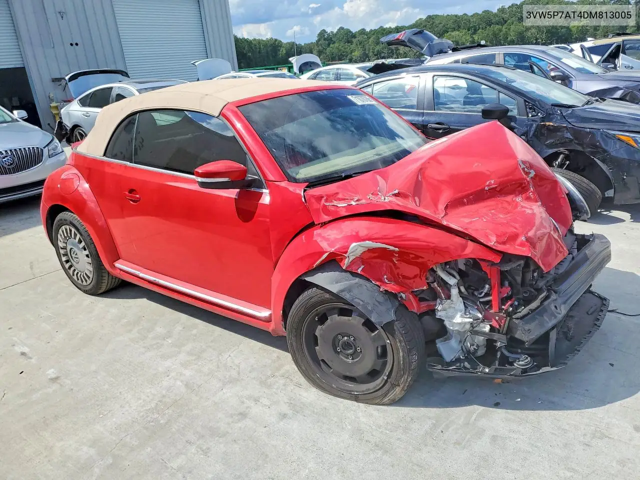 2013 VOLKSWAGEN BEETLE VIN 3VW5P7AT4DM813005 — фото 2