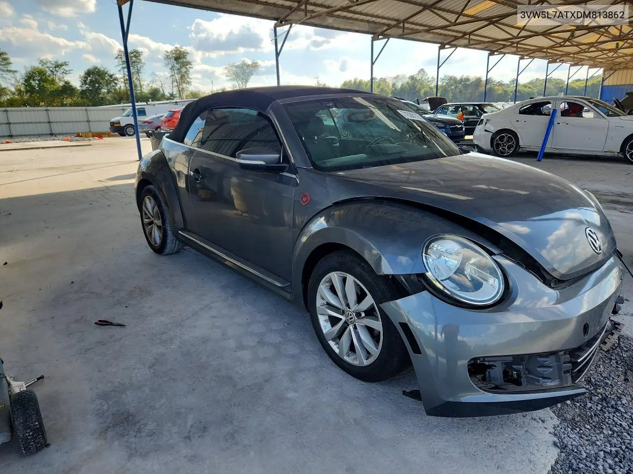 2013 VOLKSWAGEN BEETLE VIN 3VW5L7ATXDM813862 — фото 4