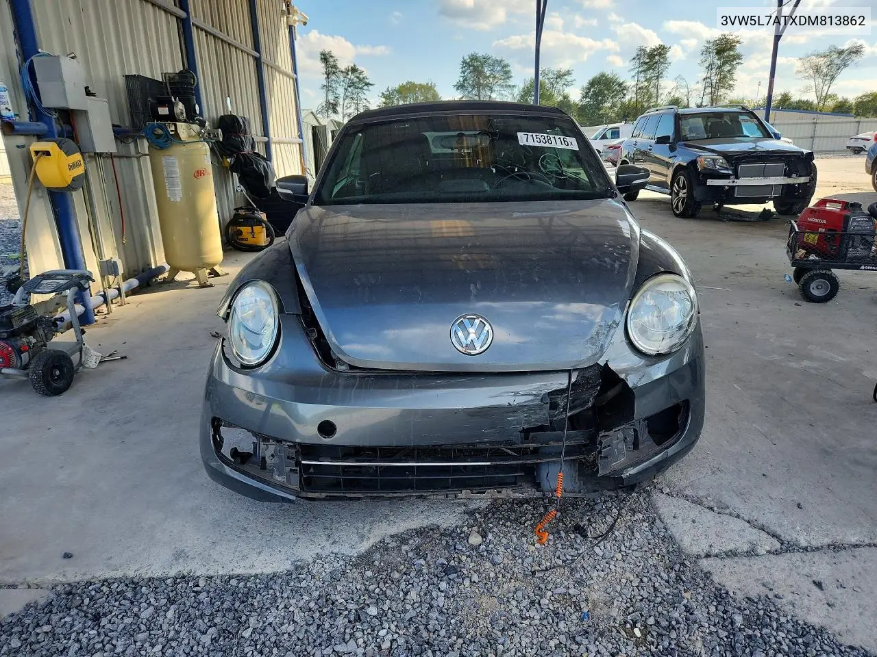 2013 VOLKSWAGEN BEETLE VIN 3VW5L7ATXDM813862 — фото 5