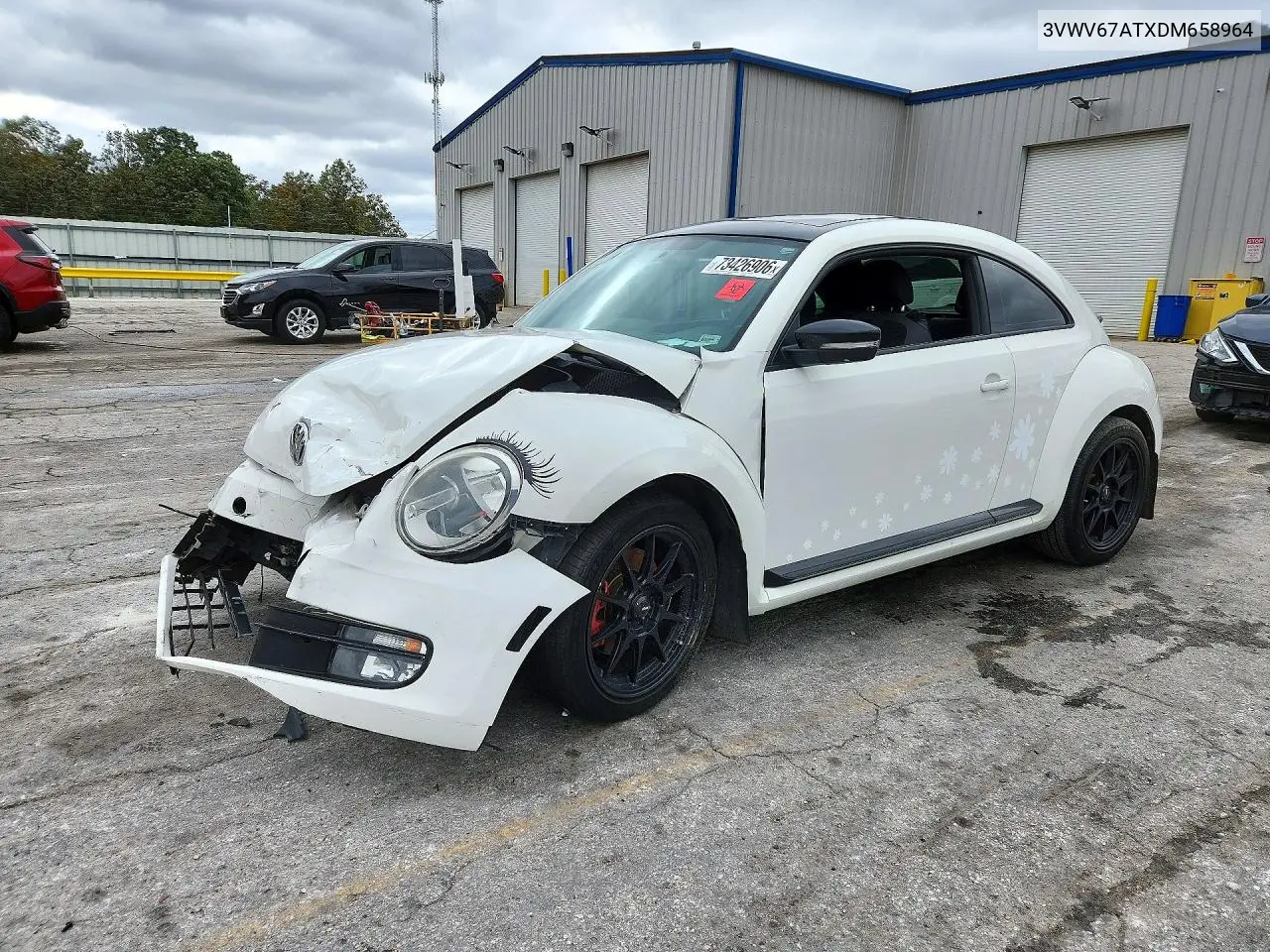 VOLKSWAGEN BEETLE 2013, VIN 3VWV67ATXDM658964