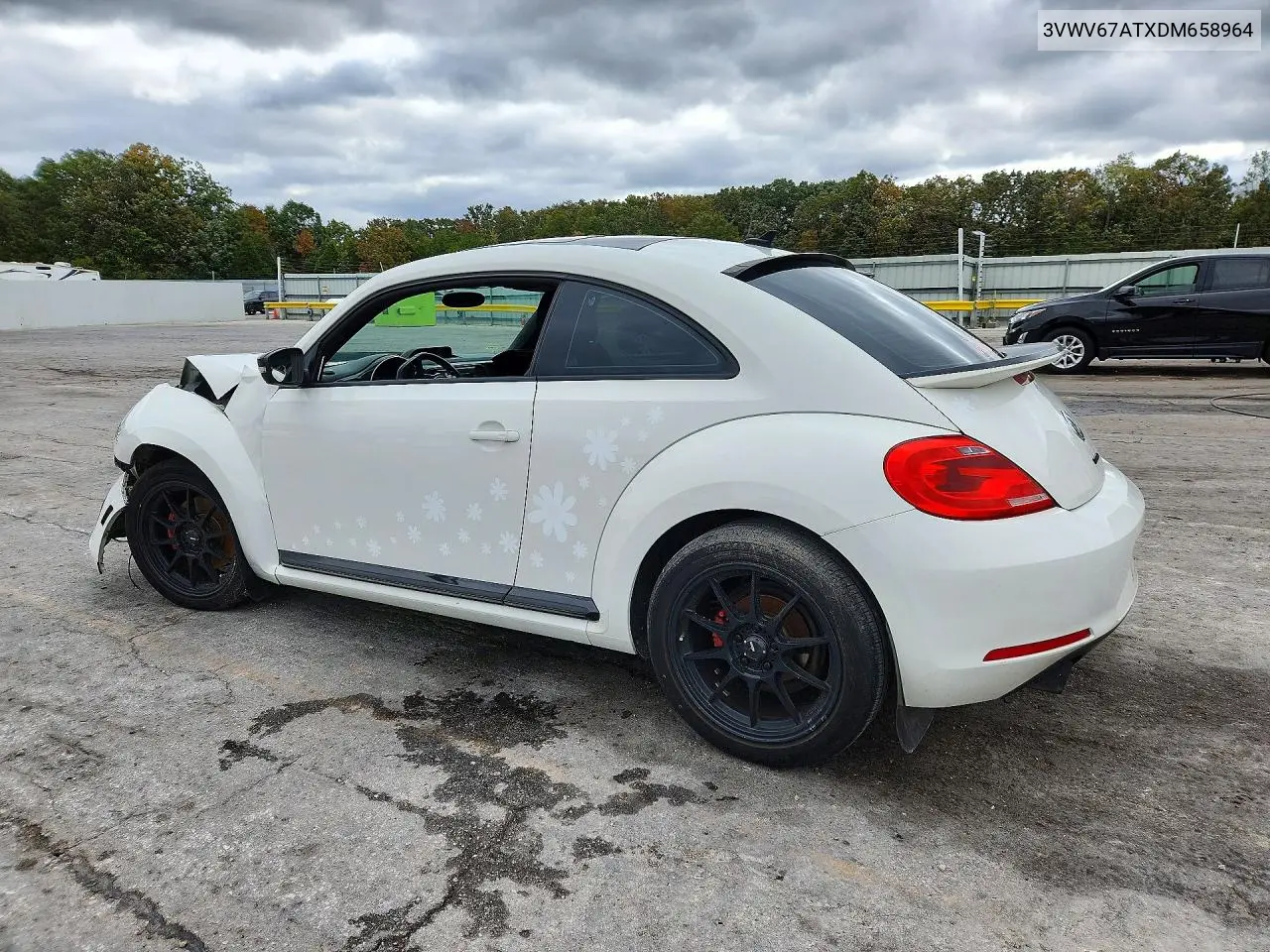 2013 VOLKSWAGEN BEETLE VIN 3VWV67ATXDM658964 — фото 2