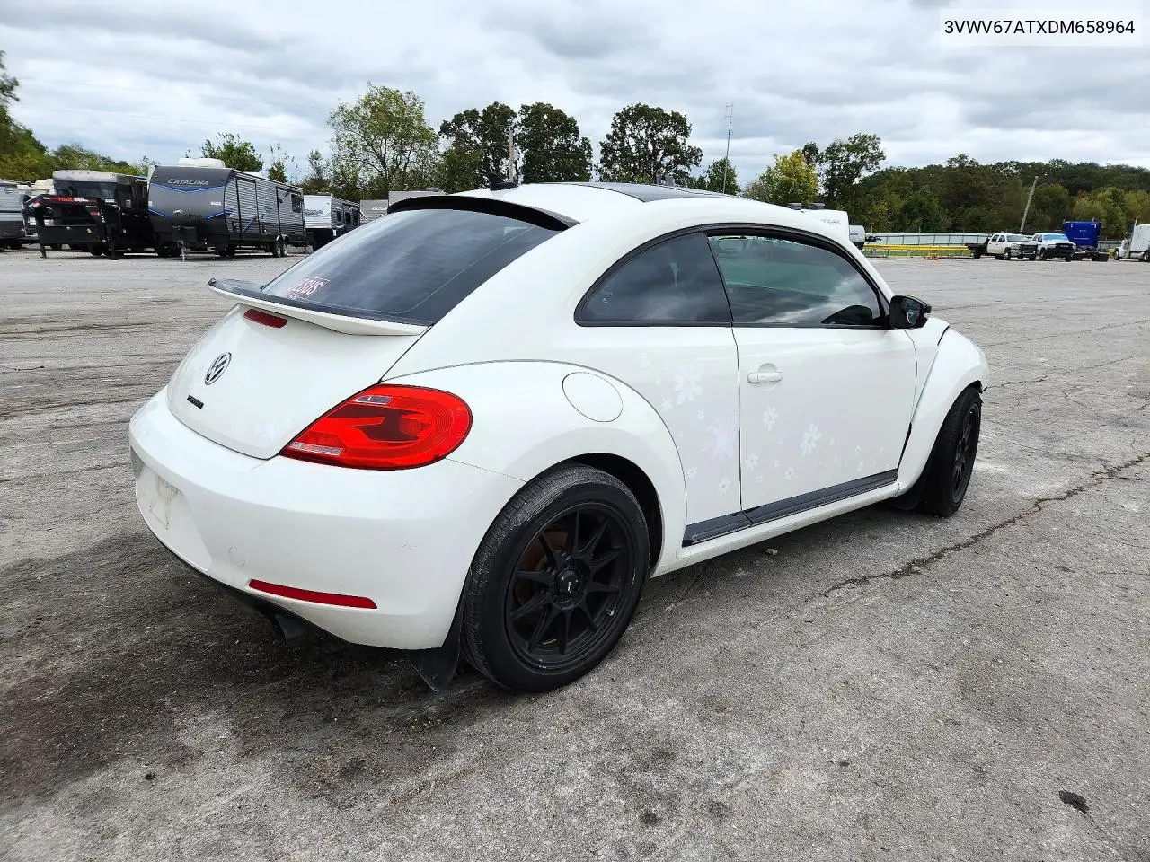 2013 VOLKSWAGEN BEETLE VIN 3VWV67ATXDM658964 — фото 3