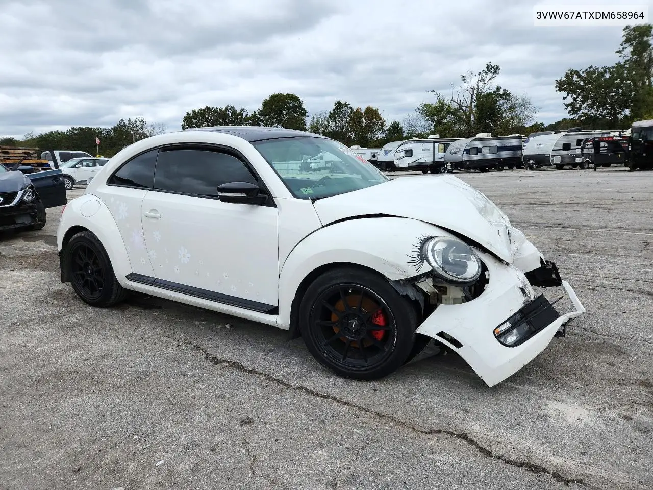 2013 VOLKSWAGEN BEETLE VIN 3VWV67ATXDM658964 — фото 4