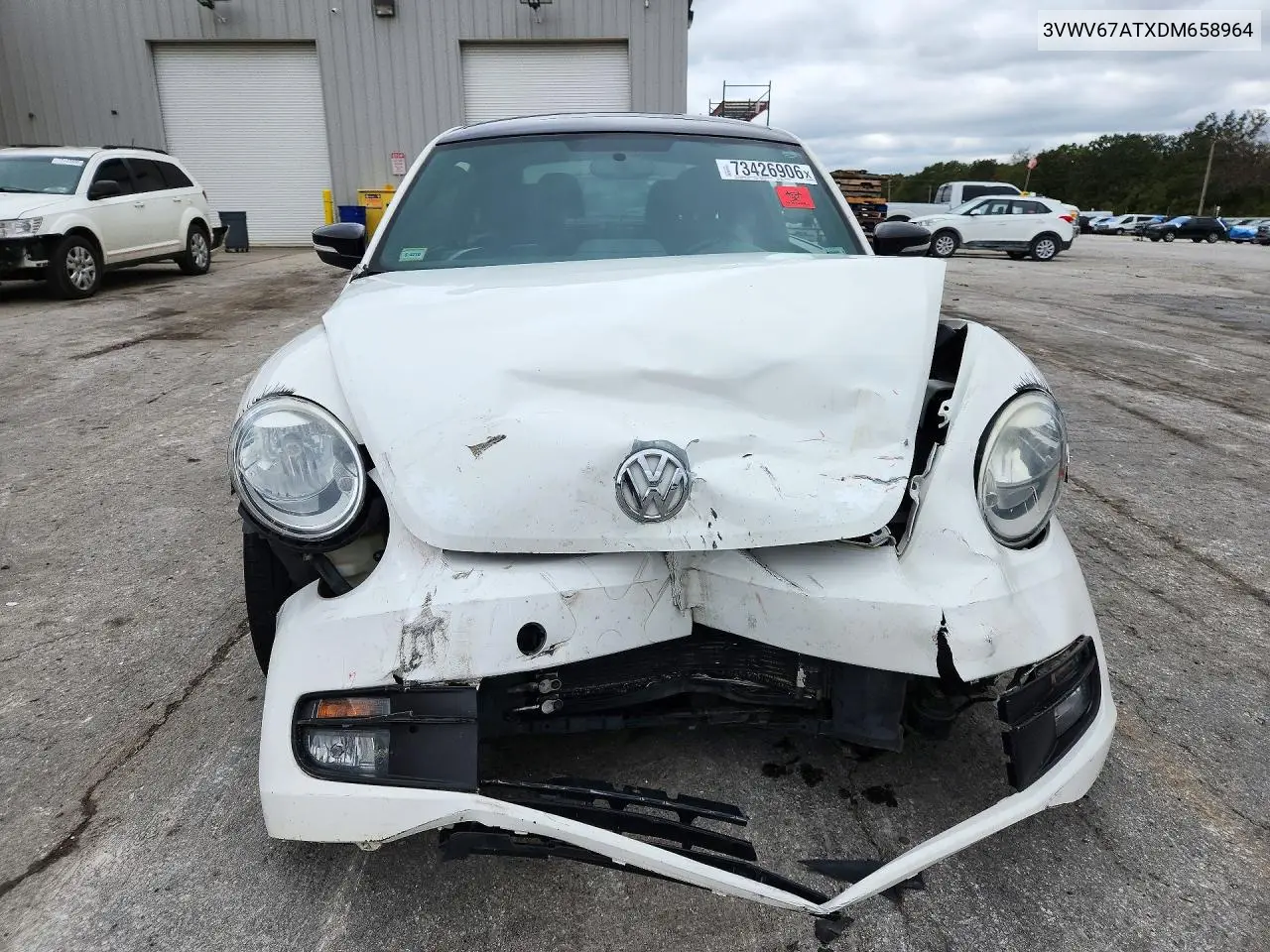 2013 VOLKSWAGEN BEETLE VIN 3VWV67ATXDM658964 — фото 5