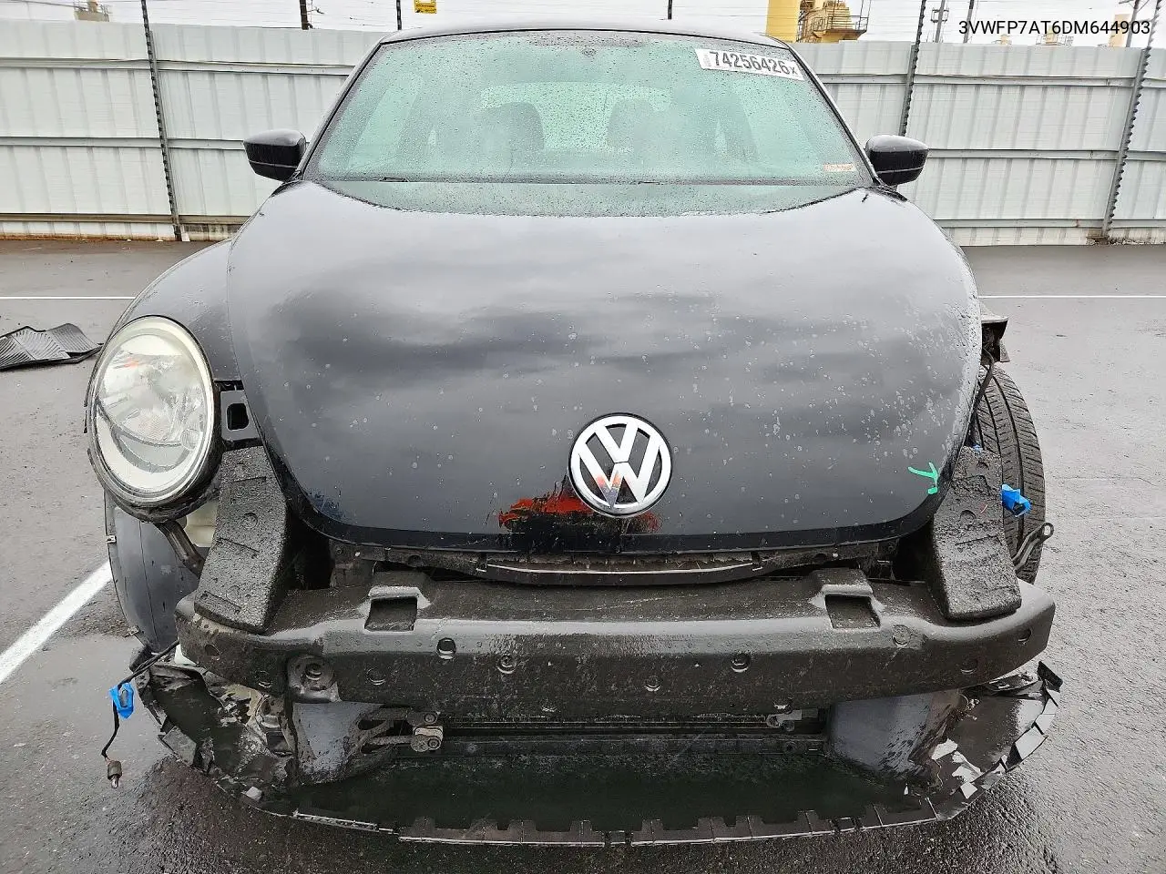 2013 VOLKSWAGEN BEETLE VIN 3VWFP7AT6DM644903 — фото 5