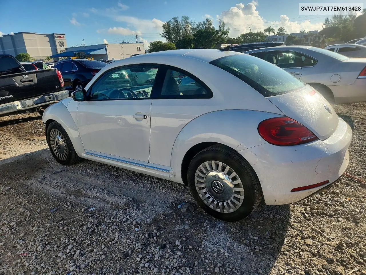 2014 VOLKSWAGEN BEETLE VIN 3VWJP7AT7EM613428 — фото 2