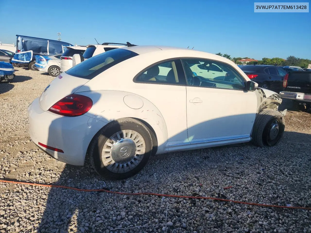 2014 VOLKSWAGEN BEETLE VIN 3VWJP7AT7EM613428 — фото 3