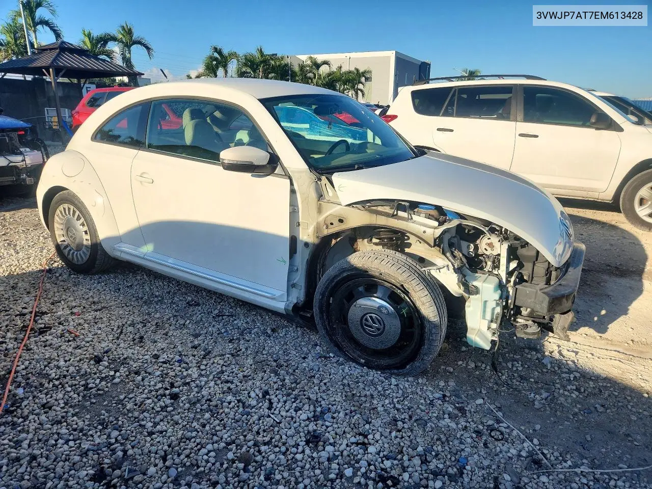 2014 VOLKSWAGEN BEETLE VIN 3VWJP7AT7EM613428 — фото 4